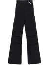 Miharayasuhiro Ripstop Cotton Trousers In Blue