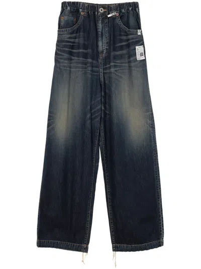Miharayasuhiro Wide-leg Jeans In Blue