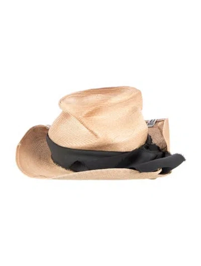 Pre-owned Miharayasuhiro Womens Hat In Neutrals