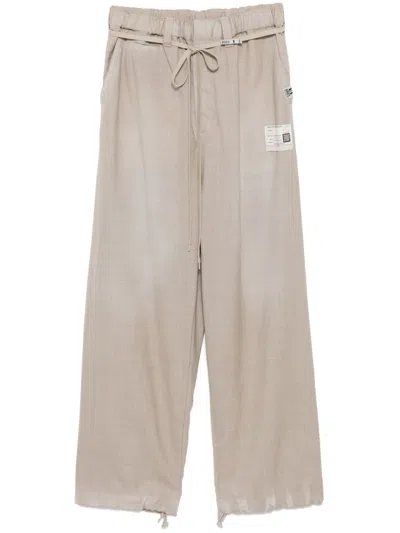 Miharayasuhiro Wool Pants In Neutrals