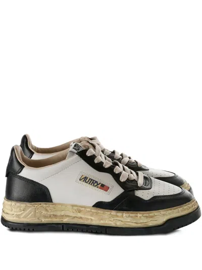 Miharayasuhiro X Autry Leather-panelled Platform Sneakers In Black