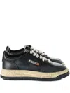 Miharayasuhiro X Autry Leather Sneakers In Black