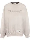 Miharayasuhiro X Peace And After Lemon Sweatshirt In Neutrals