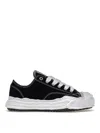 Miharayasuhiro Black Hank Og Sole Canvas Low-top Sneakers In Negro