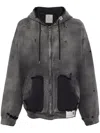 Miharayasuhiro Distressed-effect Hoodie In 灰色