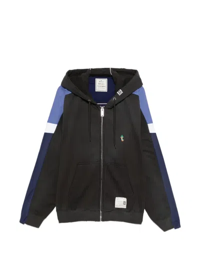 Miharayasuhiro Zip-up Panelled Jacket In Black
