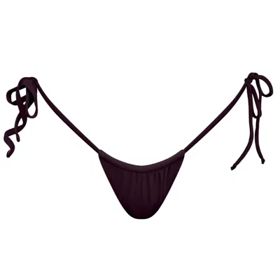 Miharo Women's Calliope Tie String Bikini Bottoms - Brown