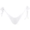 Miharo Women's Kehlani Thong Bikini Bottoms - White In White