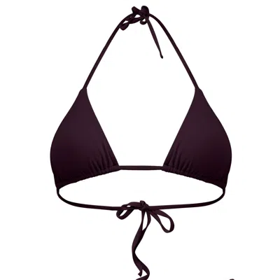 Miharo Women's Yara Triangle Bikini Top - Brown