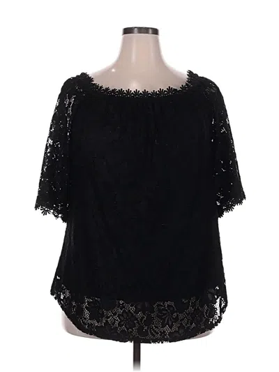 Pre-owned Miholl 3/4 Sleeve Blouse In Black