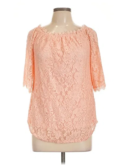 Pre-owned Miholl 3/4 Sleeve Blouse In Orange