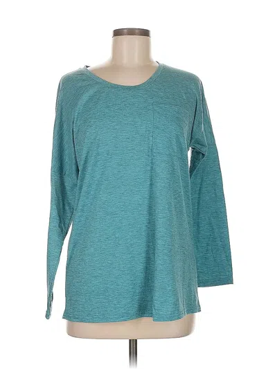 Pre-owned Miholl 3/4 Sleeve T-shirt In Blue