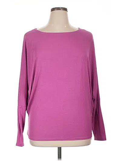 Pre-owned Miholl 3/4 Sleeve T-shirt In Purple