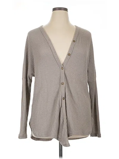 Pre-owned Miholl Cardigan Sweater In Gray