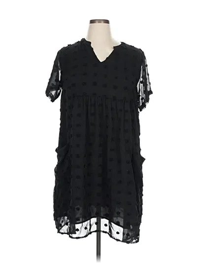 Pre-owned Miholl Casual Dress In Black