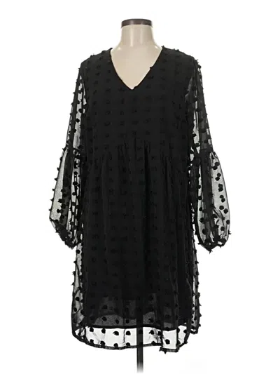 Pre-owned Miholl Casual Dress In Black
