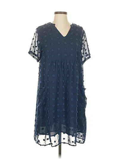 Pre-owned Miholl Casual Dress In Blue
