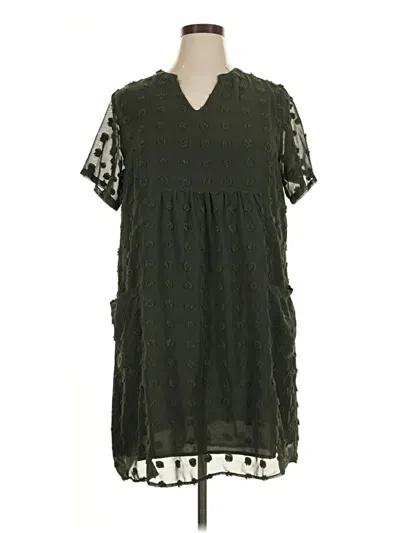 Pre-owned Miholl Casual Dress In Green