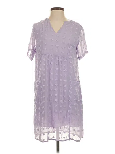 Pre-owned Miholl Casual Dress In Purple