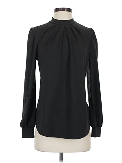 Pre-owned Miholl Long Sleeve Blouse In Black