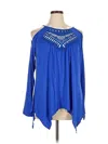 Miholl Long Sleeve Blouse In Blue