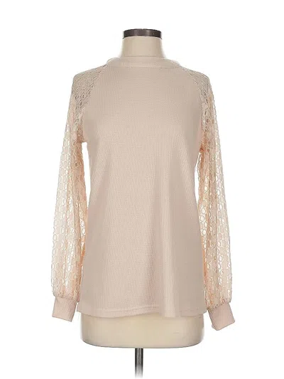 Pre-owned Miholl Long Sleeve Blouse In Brown