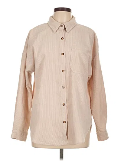 Pre-owned Miholl Long Sleeve Blouse In Brown