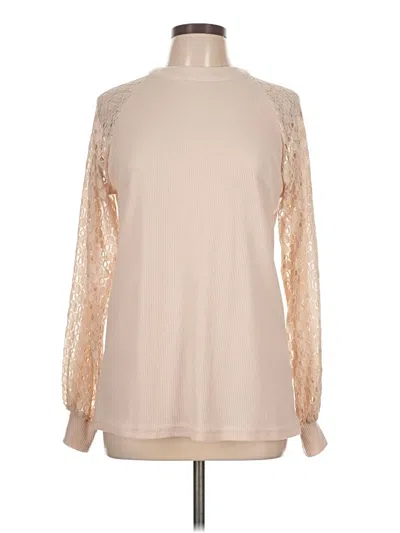 Pre-owned Miholl Long Sleeve Blouse In Brown