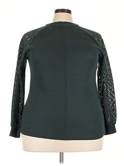 Pre-owned Miholl Long Sleeve Blouse In Green