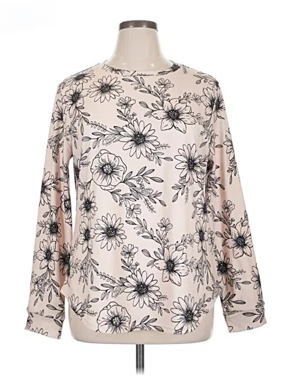 Pre-owned Miholl Long Sleeve Blouse In Tan