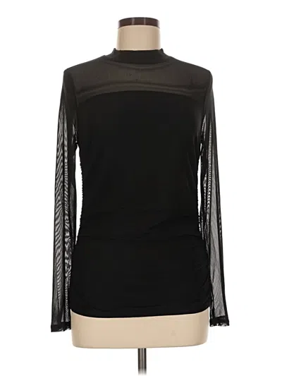Pre-owned Miholl Long Sleeve Top Black Turtleneck Tops