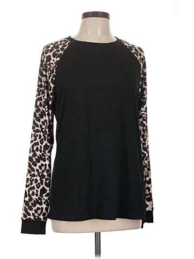 Pre-owned Miholl Long Sleeve T-shirt In Black