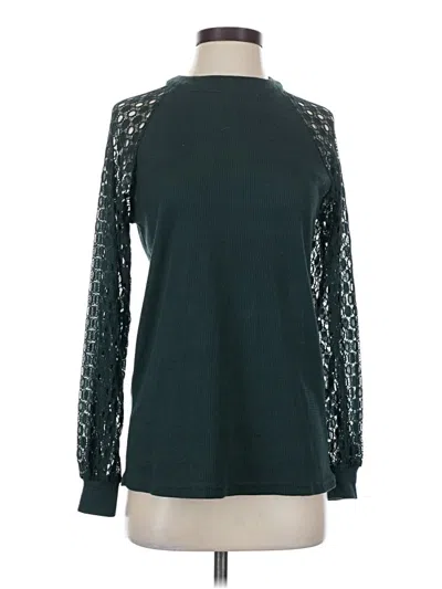 Pre-owned Miholl Long Sleeve T-shirt In Blue