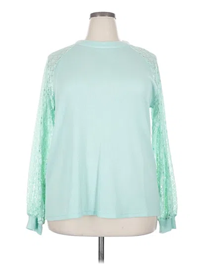 Pre-owned Miholl Long Sleeve T-shirt In Blue