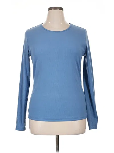Pre-owned Miholl Long Sleeve T-shirt In Blue