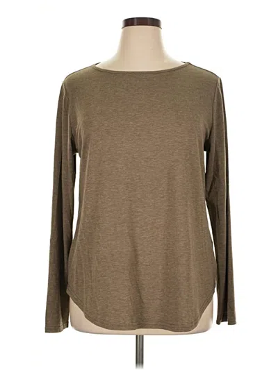 Pre-owned Miholl Long Sleeve T-shirt In Brown