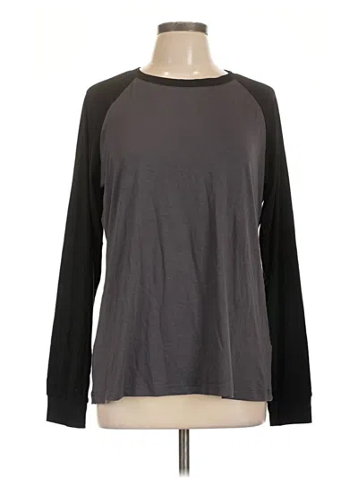 Pre-owned Miholl Long Sleeve T-shirt In Gray
