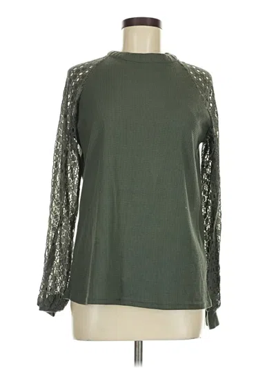 Pre-owned Miholl Long Sleeve T-shirt In Green