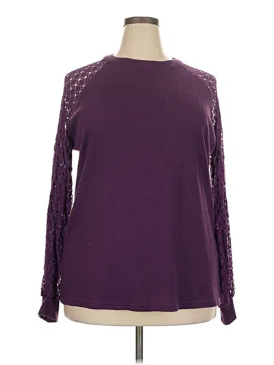 Pre-owned Miholl Long Sleeve T-shirt In Purple
