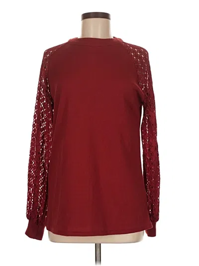 Pre-owned Miholl Long Sleeve T-shirt In Red