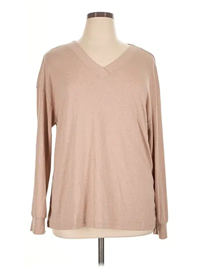 Pre-owned Miholl Long Sleeve T-shirt In Tan