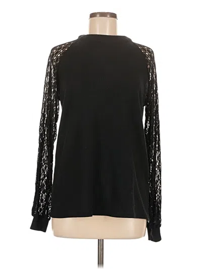 Pre-owned Miholl Long Sleeve Turtleneck In Black