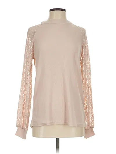 Pre-owned Miholl Long Sleeve Turtleneck In Tan