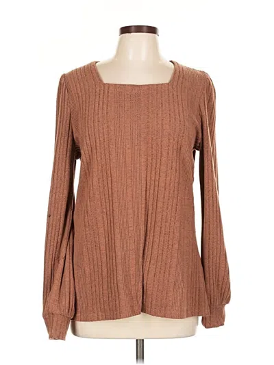 Pre-owned Miholl Pullover Sweater In Brown