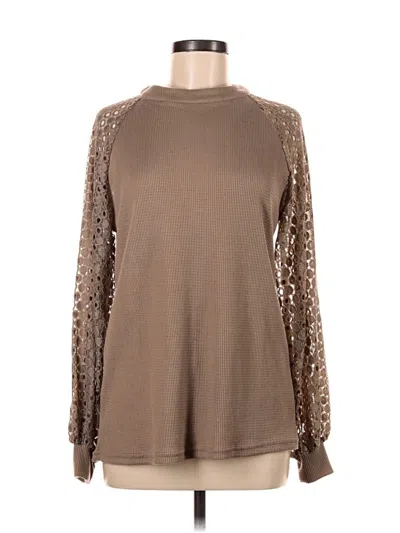 Pre-owned Miholl Pullover Sweater In Brown
