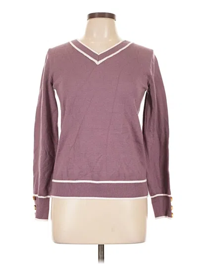 Pre-owned Miholl Pullover Sweater In Burgundy