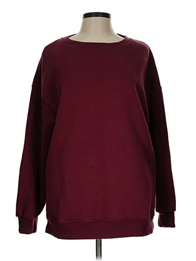 Pre-owned Miholl Pullover Sweater In Burgundy