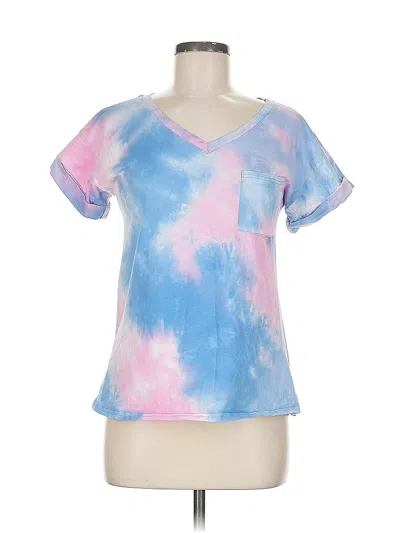 Pre-owned Miholl Short Sleeve T-shirt In Blue