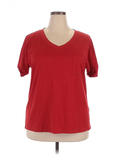Pre-owned Miholl Short Sleeve T-shirt In Red