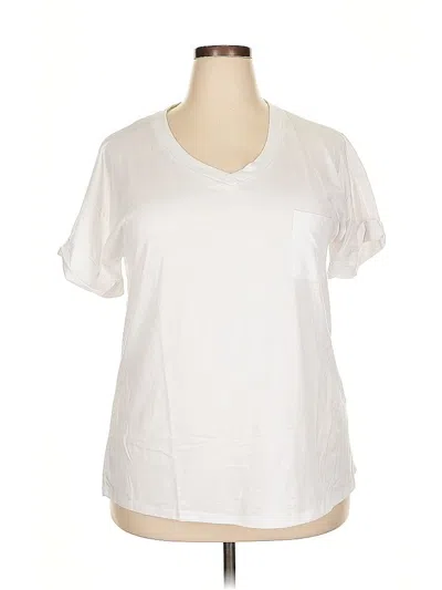 Pre-owned Miholl Short Sleeve T-shirt In White
